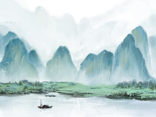 楼槃《霜天晓月·梅》